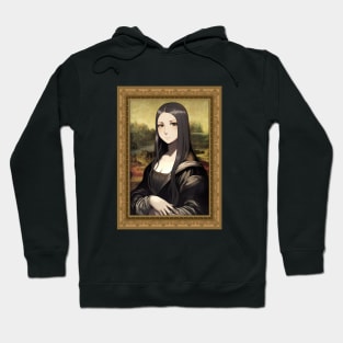 Mona Lisa - Anime Stickers Hoodie